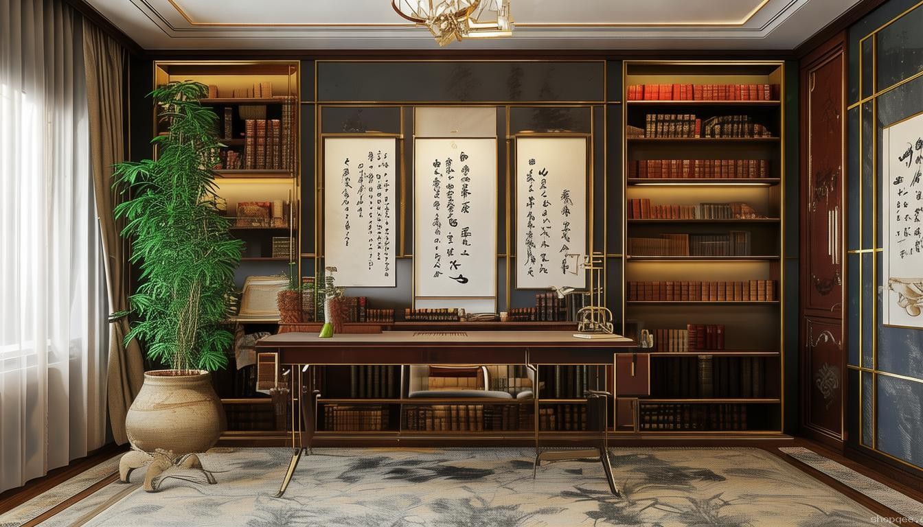 中国家庭书房装修趋势：无用之房的书香转型